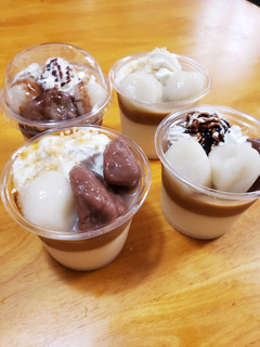 意外と簡単!白玉入り牛乳プリンのパフェ♪-レシピのメイン写真