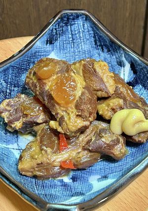 コラーゲンたっぷり・豚軟骨の味噌煮込み-レシピのメイン写真