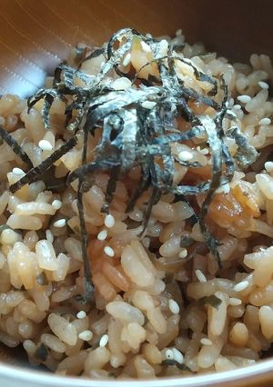 塩昆布の炊き込みご飯-レシピのメイン写真