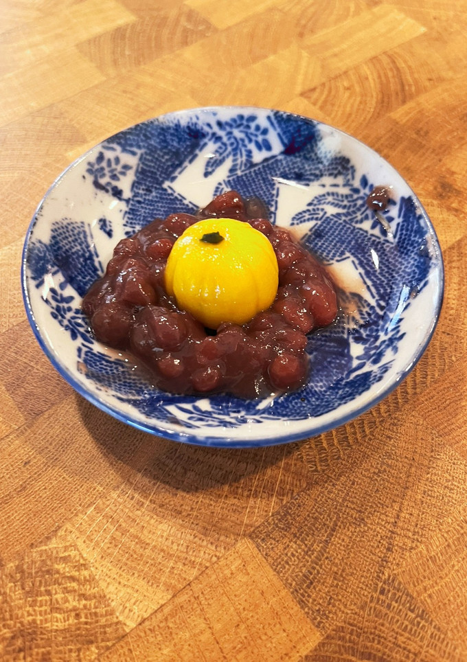 かぼちゃ　白玉　ハロウィン-レシピのメイン写真