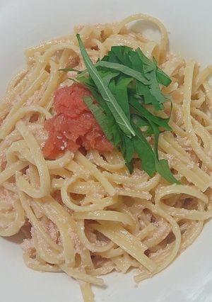 明太クリームパスタ-レシピのメイン写真