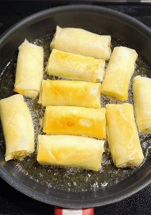 豚しゃぶ肉と野菜の春巻き-レシピのメイン写真