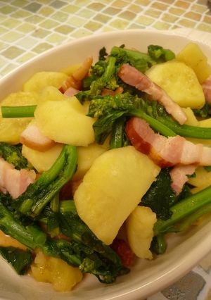 ✿菜の花とジャガベーの炒め煮✿-レシピのメイン写真