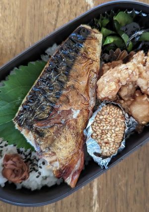 JK☆サバの塩焼き弁当♪-レシピのメイン写真