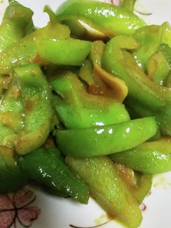 ピーマンの甘辛カレー炒め-レシピのメイン写真