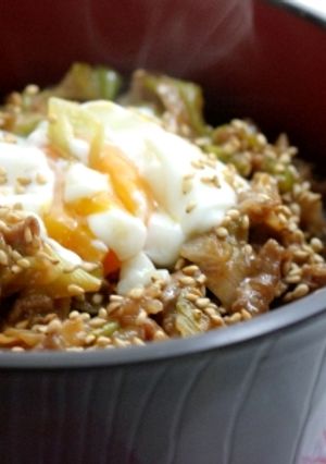 牛カルビわさびマヨ丼-レシピのメイン写真