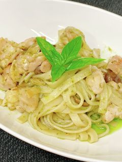 ジェノベーゼ富田うどん-レシピのメイン写真