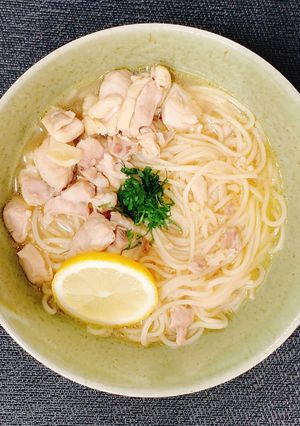 鶏レモンうどん-レシピのメイン写真