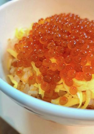 鮭いくら丼-レシピのメイン写真