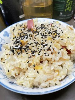 さつまいもと塩昆布の炊き込みご飯-レシピのメイン写真