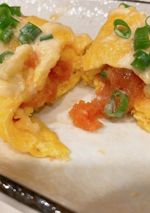超簡単なのにめちゃウマ☆明太子の卵焼き-レシピのメイン写真