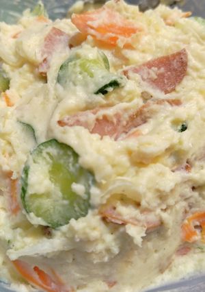ソーセージ入りポテトサラダ-レシピのメイン写真
