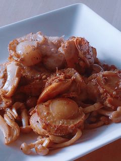 ホタテとシメジ焦がしバター醤油丼★お弁当-レシピのメイン写真