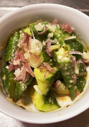 桃屋の梅ごのみで作るキュウリの梅肉和え-レシピのメイン写真