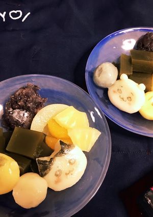 白玉あんみつ-レシピのメイン写真