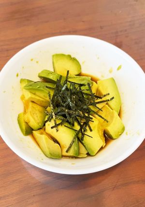 アボカドの酢醤油和え-レシピのメイン写真