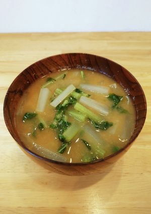 だいこんのかんたん味噌汁-レシピのメイン写真