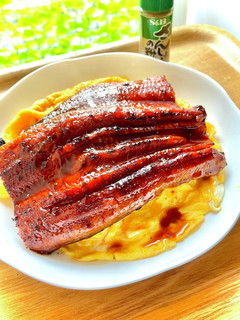 簡単　うな玉丼-レシピのメイン写真