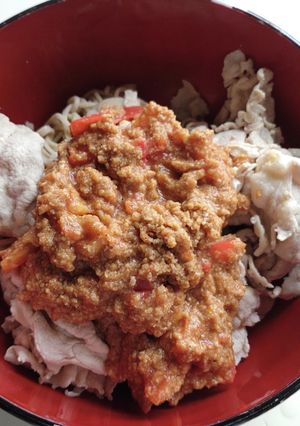 トマトごまみそタレ-レシピのメイン写真