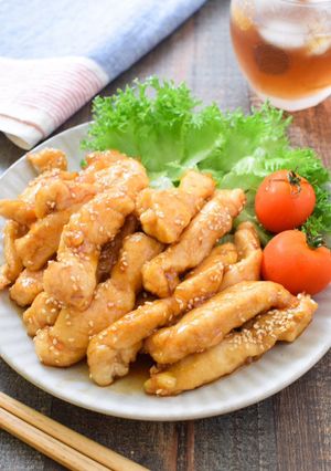 甘辛鶏むね肉のスティックチキン-レシピのメイン写真