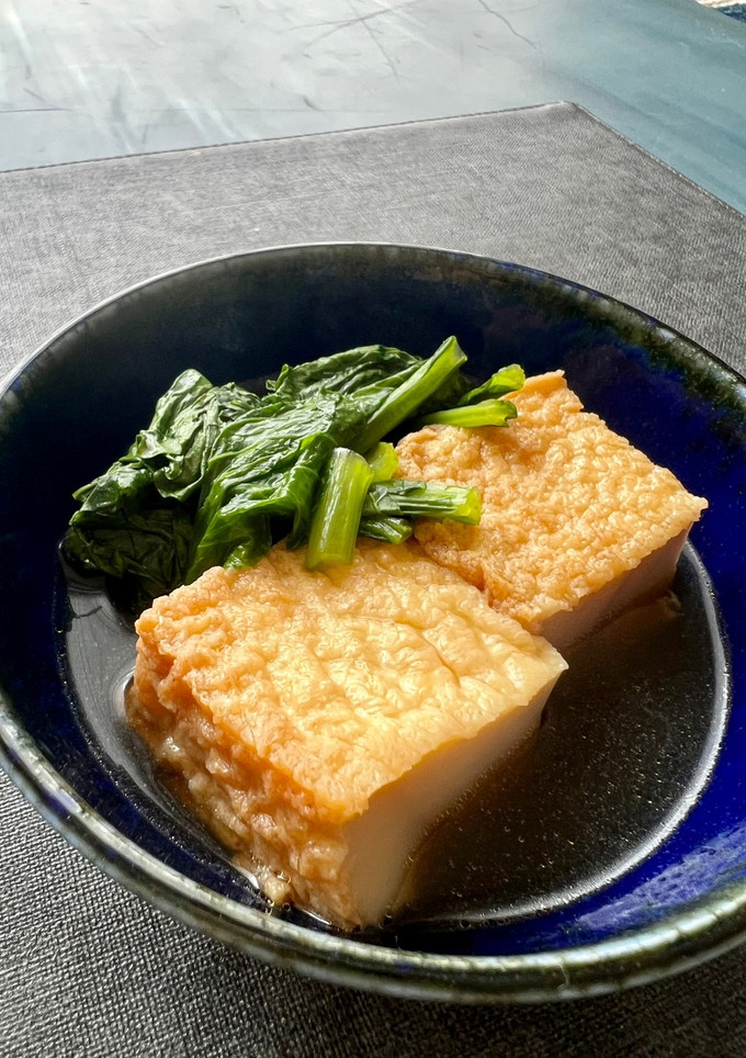 小松菜と厚揚げの煮物-レシピのメイン写真