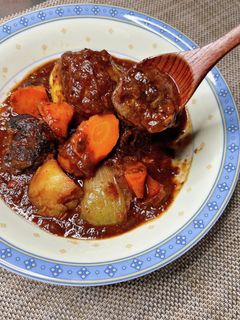 牛すね肉の赤ワイン煮-レシピのメイン写真