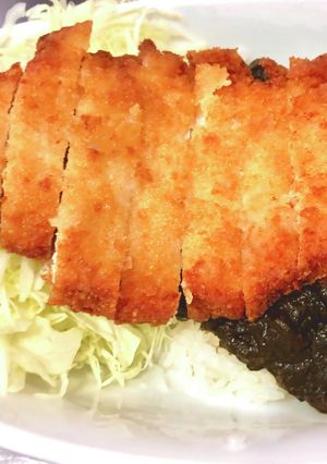 自分好のとんかつバッター液と薄衣と揚要領-レシピのメイン写真