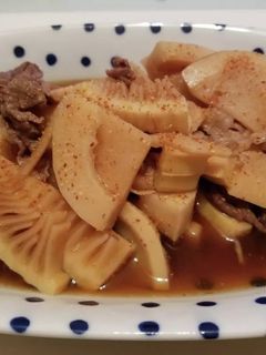 たけのこと牛肉の甘辛煮-レシピのメイン写真