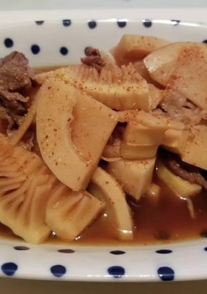 たけのこと牛肉の甘辛煮-レシピのメイン写真