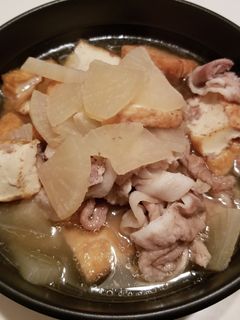 豚バラと大根と厚揚げの白だし煮-レシピのメイン写真