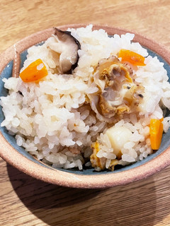 ベビーホタテの炊き込みご飯-レシピのメイン写真