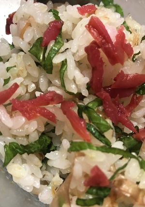 梅酢活用 大葉ご飯-レシピのメイン写真