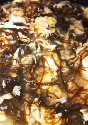 ふんわり卵もずくスープ-レシピのメイン写真