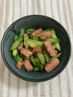 アスパラベーコンの塩こうじ炒め-レシピのメイン写真