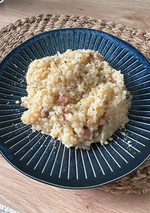 フライパンで生米からチーズリゾット-レシピのメイン写真