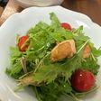 鶏むね肉とパクチーの甘辛サラダ