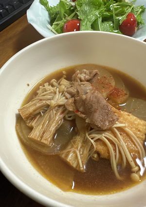 豚バラ厚揚げだいこん-レシピのメイン写真