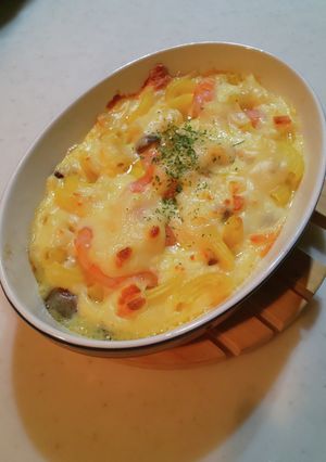 海老としめじのマカロニグラタン♪-レシピのメイン写真