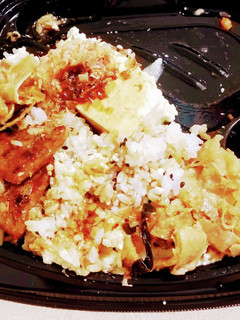 豚バラヒレ奴豆腐鰹節おかかガリバタ醤油丼-レシピのメイン写真