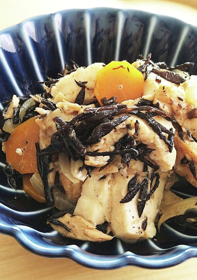 ひじきと厚揚げツナの煮物-レシピのメイン写真