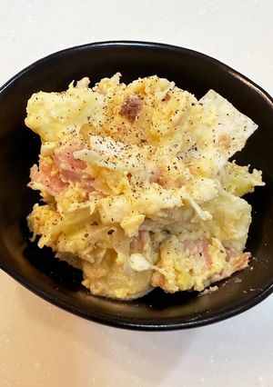 いぶりがっこタルタルで作る激うまポテサラ-レシピのメイン写真