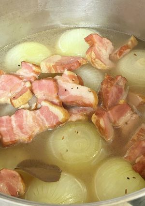 ちょー簡単小玉ねぎとベーコンのコンソメ煮-レシピのメイン写真