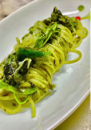 No3227ネギ海苔キャベツパスタ-レシピのメイン写真