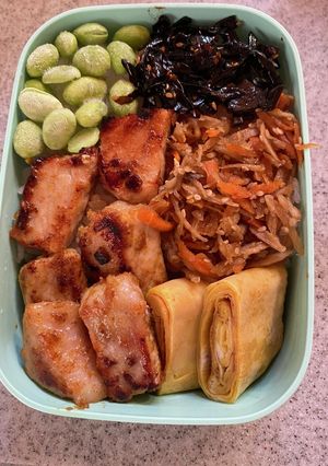 豚ロース肉 カレー味付け焼き☆お弁当用-レシピのメイン写真