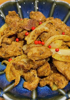 ラムもも肉のつまみ。スパイスまみれ-レシピのメイン写真