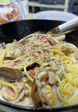 アサリのスープパスタ-レシピのメイン写真