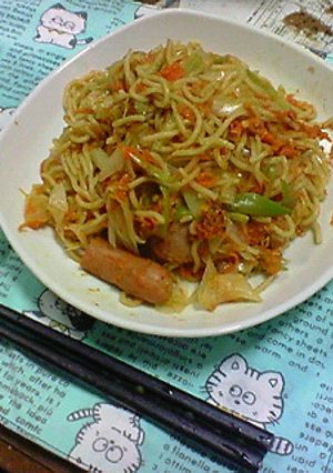 夕日色の塩焼きそば-レシピのメイン写真