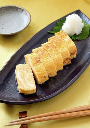カラダをつくる出汁で時短のだし巻き玉子-レシピのメイン写真