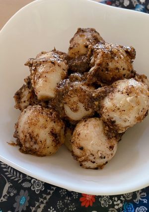 里芋のむくな豆味噌和え〜出がらし活用〜-レシピのメイン写真