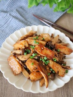 【腸活】ホホホの子とキノコの照り焼き-レシピのメイン写真